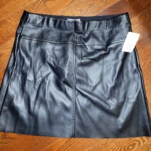 Vegan leather skirt large
